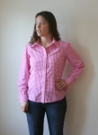 As Promised:  Butterick 5526 Women’s Button Down Shirt with a Broad Back Adjustment